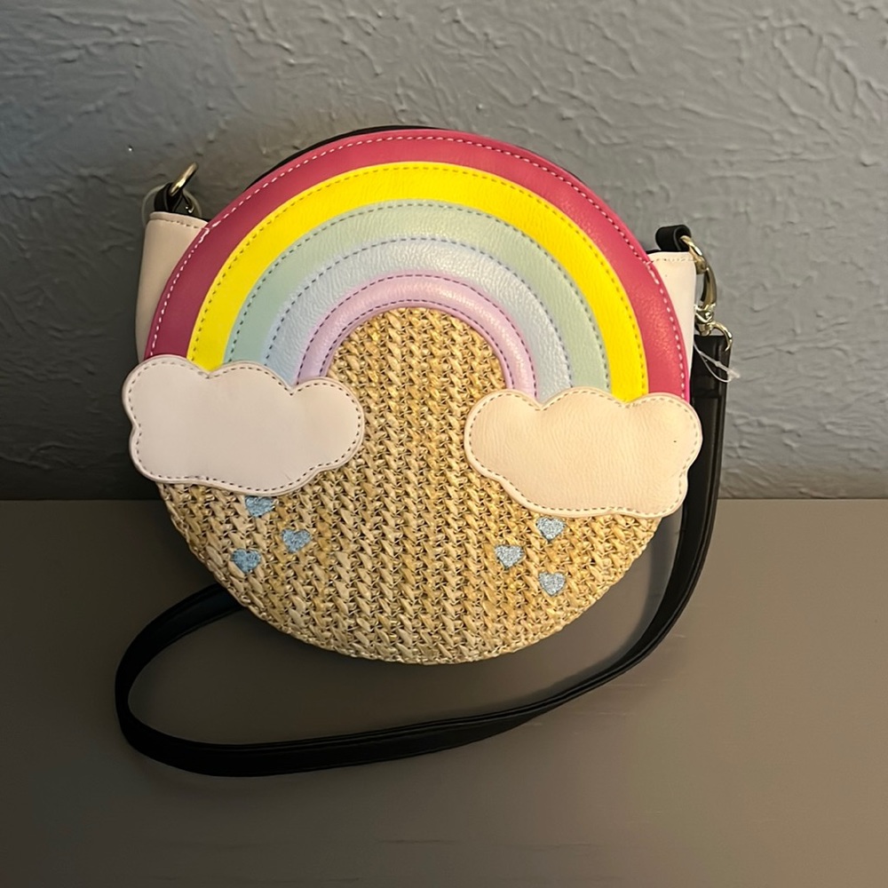 New Betsey Johnson crossbody rainbow bag!